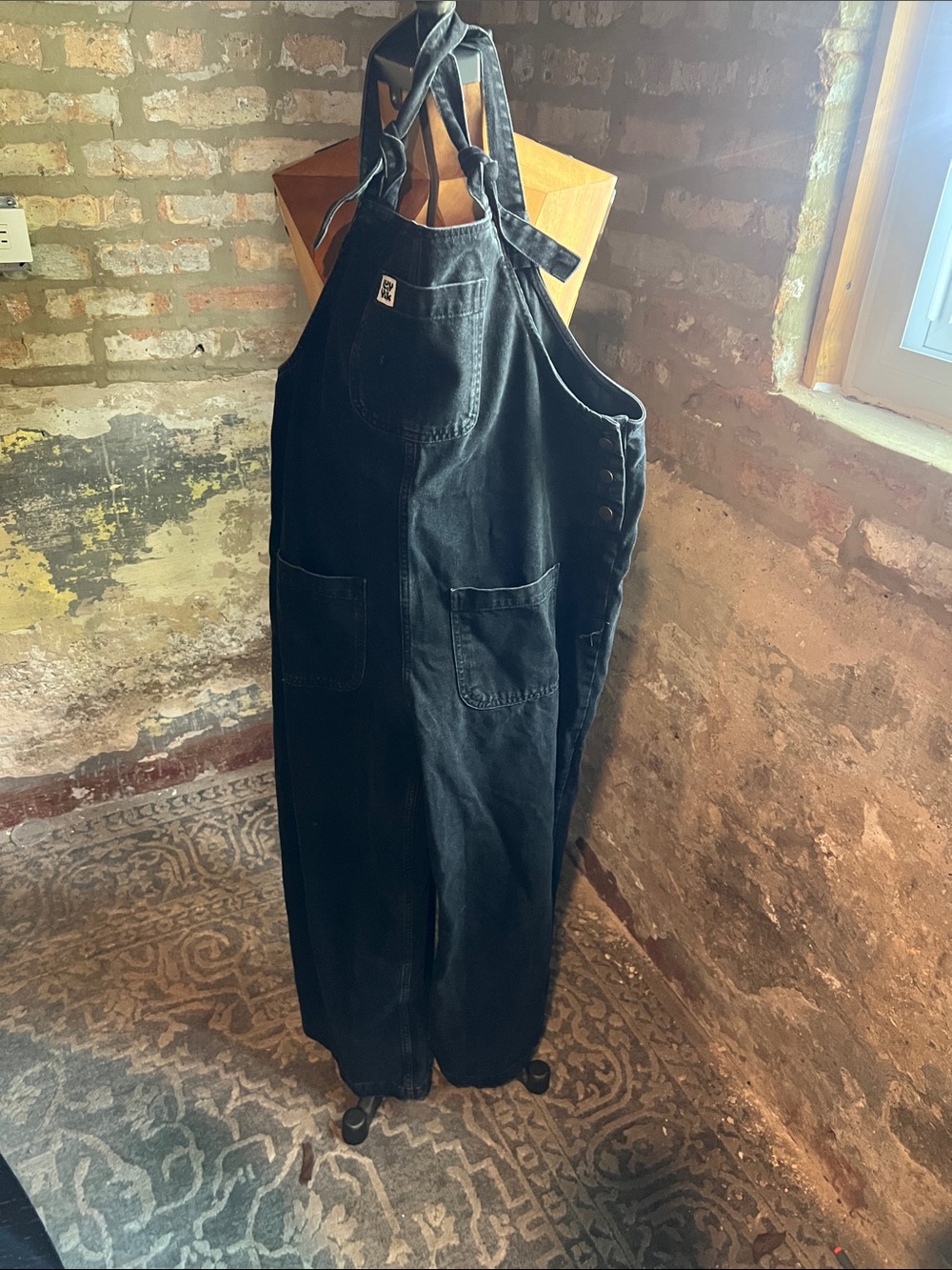 Lucy & Yak denim overalls. Size 14 P. New with Tags.